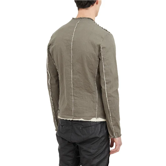 DANIELE BASTA GIUBBOTTO IN TESSUTO CON DETTAGLI IN PELLE