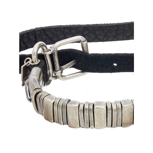 GOTI BRACCIALE IN PELLE + ARGENTO 925