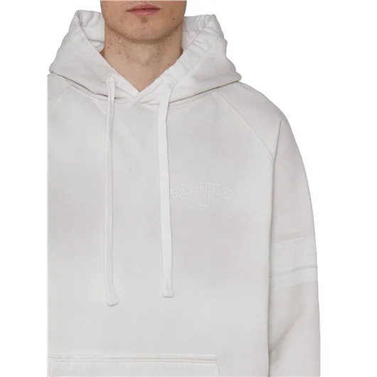 GUESS USA FELPA IN COTONE CON CAPPUCCIO