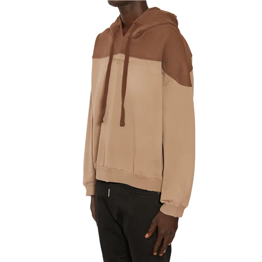 GUESS USA FELPA IN COTONE CON CAPPUCCIO