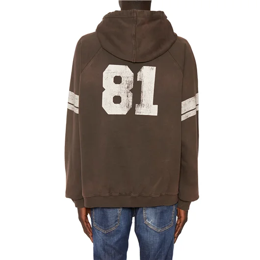 GUESS USA FELPA IN COTONE CON CAPPUCCIO