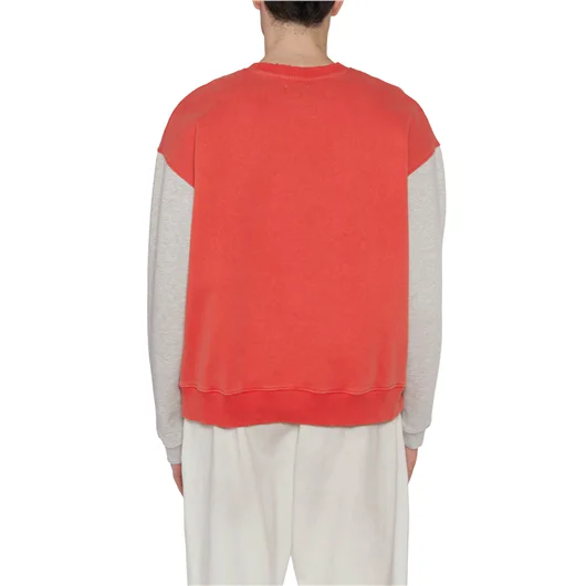 GUESS USA FELPA VINTAGE LOGO IN COTONE