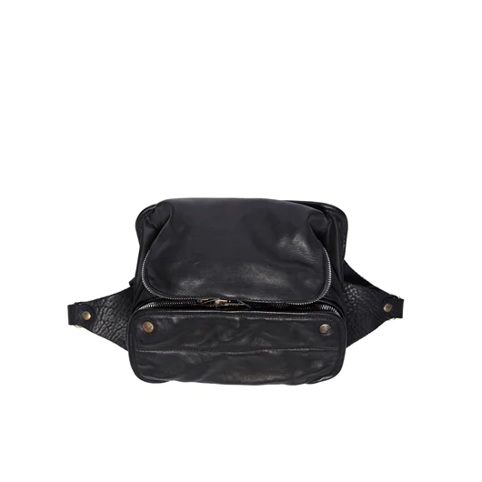 GUIDI MARSUPIO IN PELLE E NYLON