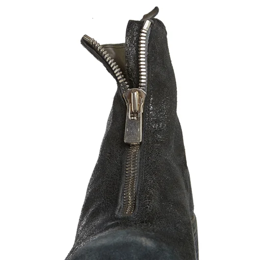 GUIDI STIVALE CON ZIP FRONTALE