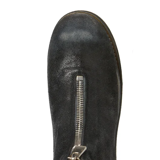 GUIDI STIVALE CON ZIP FRONTALE