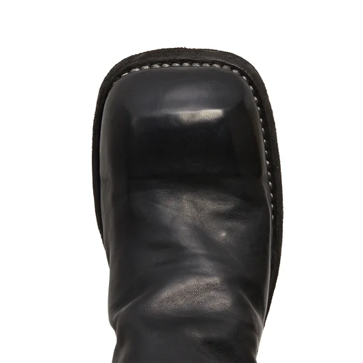 GUIDI STIVALE CON ZIP IN PELLE