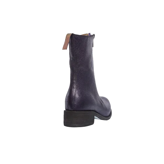 GUIDI STIVALE IN PELLE CON ZIP