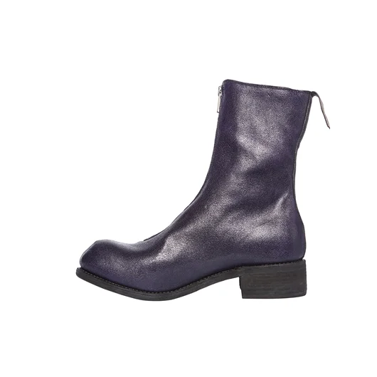 GUIDI STIVALE IN PELLE CON ZIP