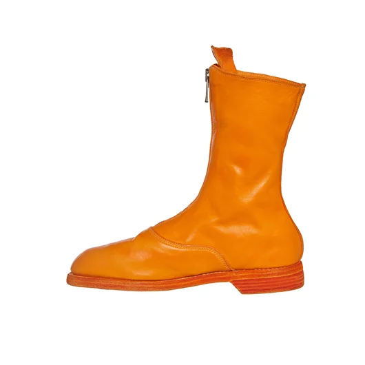 GUIDI STIVALE IN PELLE CON ZIP