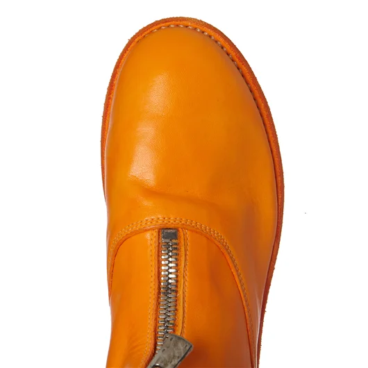 GUIDI STIVALE IN PELLE CON ZIP