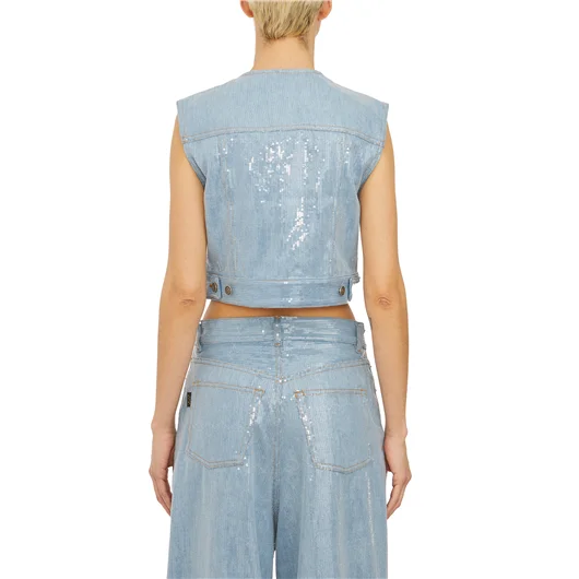 HAIKURE GILET CON PAILLETTES MOD. JUDY