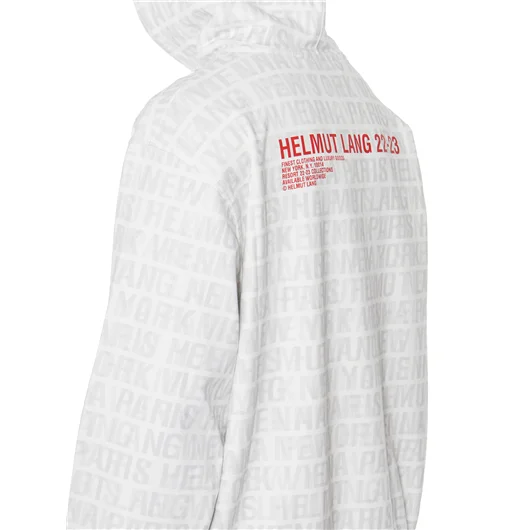 HELMUT LANG FELPA IN COTONE CON CAPPUCCIO