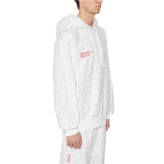 HELMUT LANG FELPA IN COTONE CON CAPPUCCIO