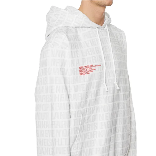 HELMUT LANG FELPA IN COTONE CON CAPPUCCIO