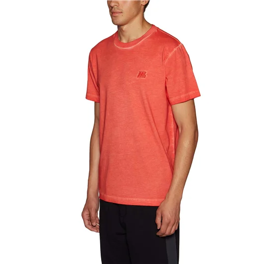 HELMUT LANG T-SHIRT IN COTONE MILITARY