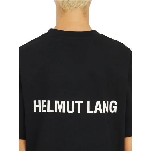 HELMUT LANG T-SHIRT LOGO IN COTONE