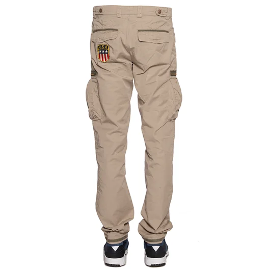 HISTORY REPEATS PANTALONE CARGO CON PATCHES