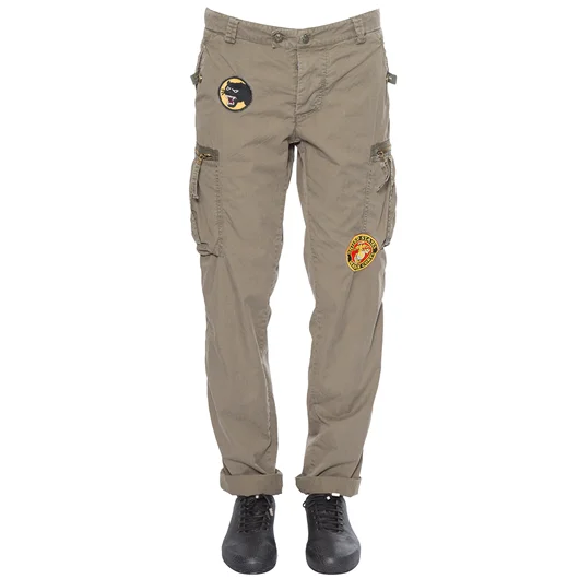 HISTORY REPEATS PANTALONE CARGO CON PATCHES