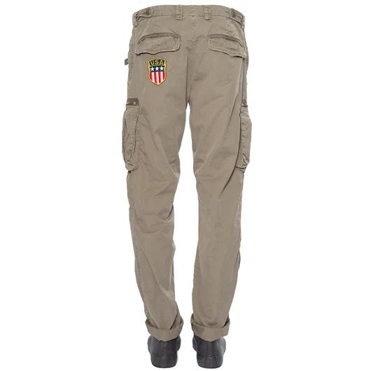 HISTORY REPEATS PANTALONE CARGO CON PATCHES
