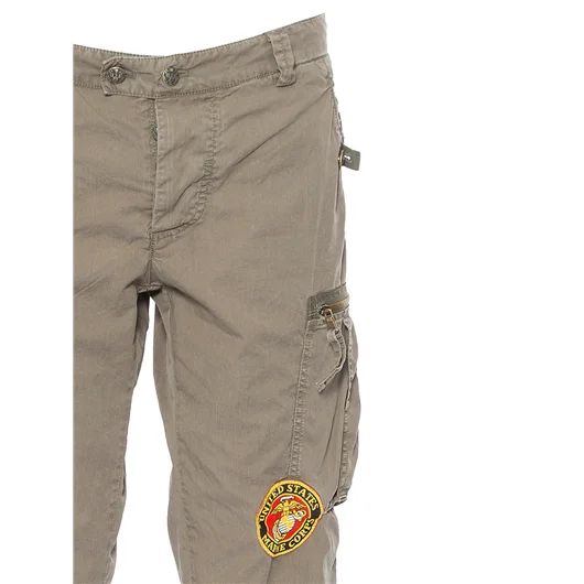 HISTORY REPEATS PANTALONE CARGO CON PATCHES