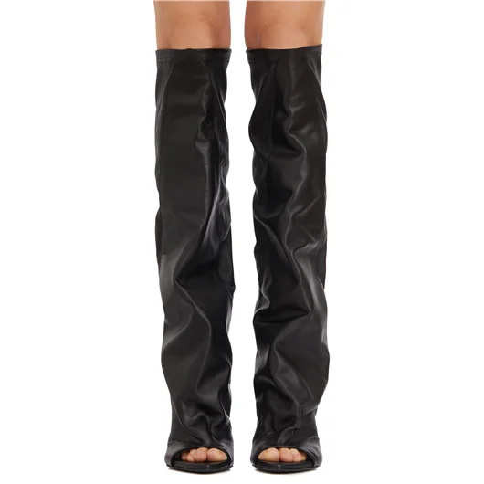 IACHI ARAIA STIVALE IN PELLE STRETCH