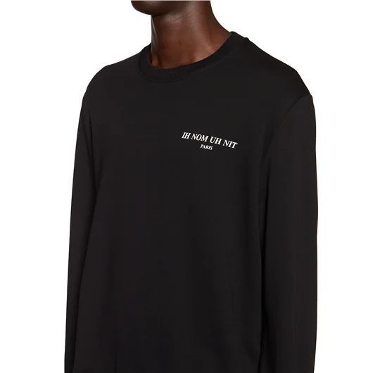 IH NOM UH NIT FELPA IN COTONE GIROCOLLO