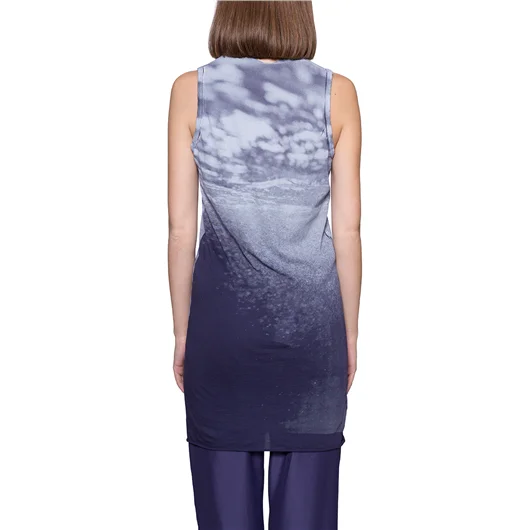 ILARIA NISTRI TANK TOP STAMPATO