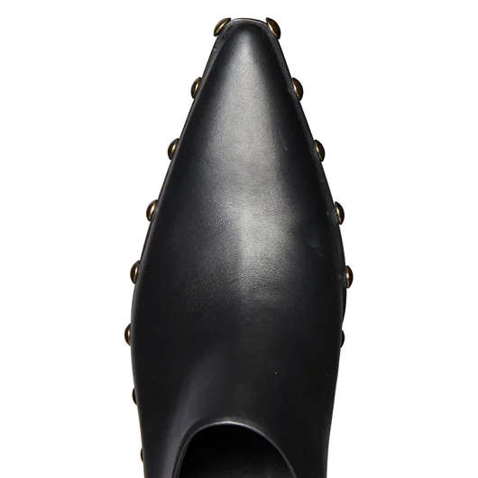 ILIO SMERALDO SABOT IN PELLE CON BORCHIE