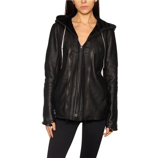 ISAAC SELLAM GIUBBOTTO IN MONTONE REVERSIBILE