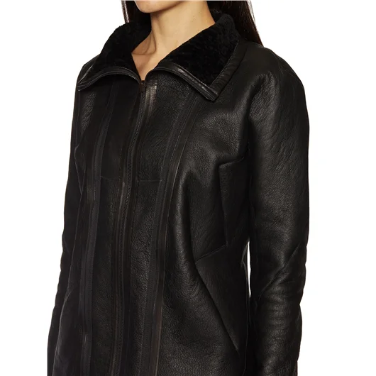 ISAAC SELLAM GIUBBOTTO IN MONTONE REVERSIBILE