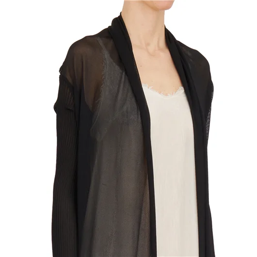 ISABEL BENENATO CARDIGAN LUNGO IN LINO