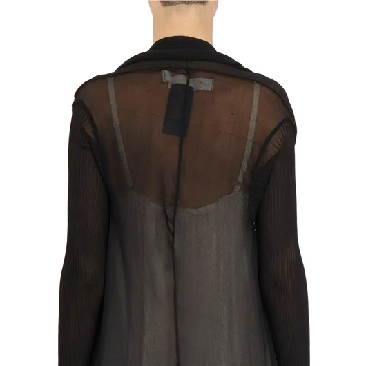 ISABEL BENENATO CARDIGAN LUNGO IN LINO