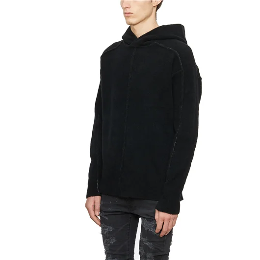 ISABEL BENENATO MAGLIA IN LANA CON CAPPUCCIO