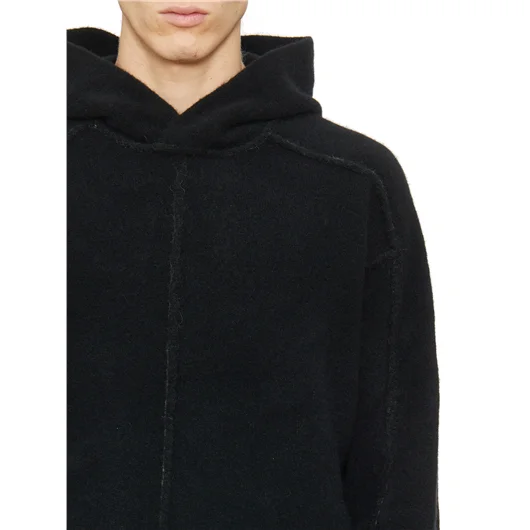 ISABEL BENENATO MAGLIA IN LANA CON CAPPUCCIO