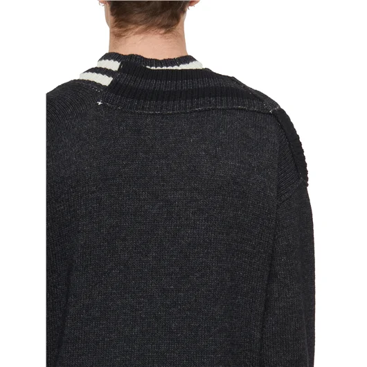 ISABEL BENENATO MAGLIA SCOLLO A V IN ALPACA