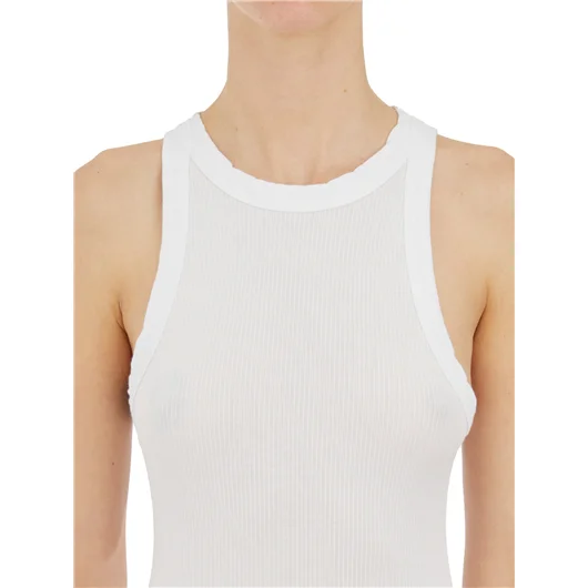 JAMES PERSE TANK TOP GIROCOLLO IN COTONE