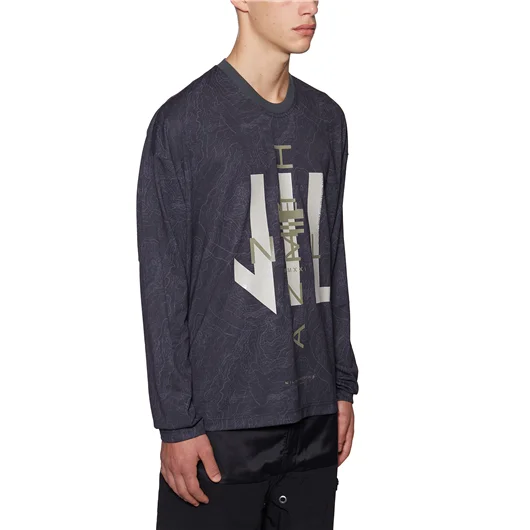 JULIUS NILØS T-SHIRT OVERSIZE STAMPATA