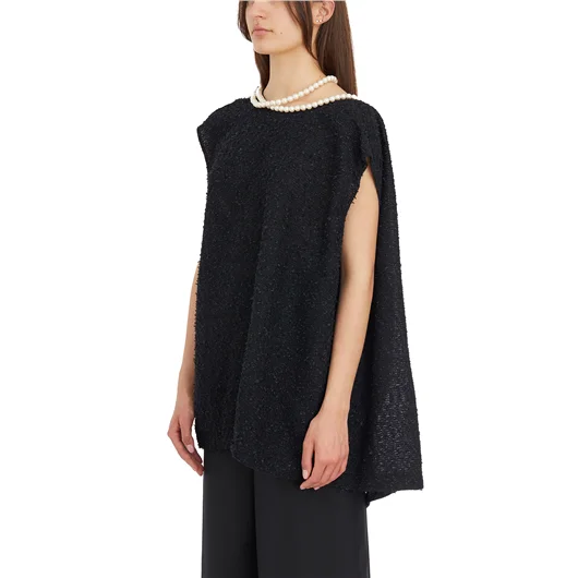 JUNYA WATANABE TOP CON COLLANA DI PERLE