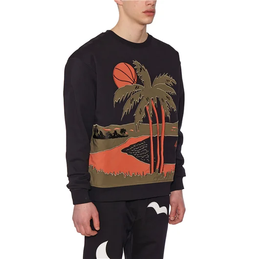 JUST DON FELPA GIROCOLLO IN COTONE