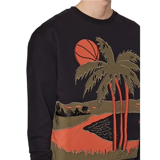 JUST DON FELPA GIROCOLLO IN COTONE