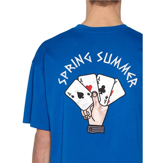 JUST DON T-SHIRT GIROCOLLO IN COTONE