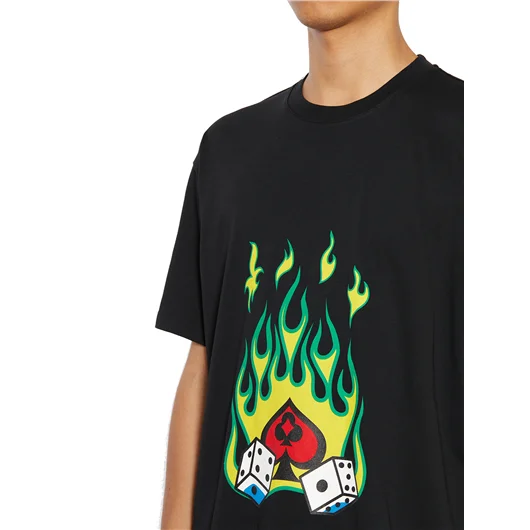 JUST DON T-SHIRT GIROCOLLO IN COTONE