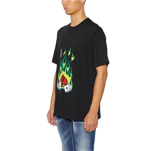 JUST DON T-SHIRT GIROCOLLO IN COTONE