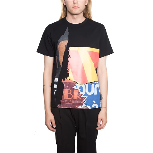 JUUN J T-SHIRT IN COTONE CON STAMPA