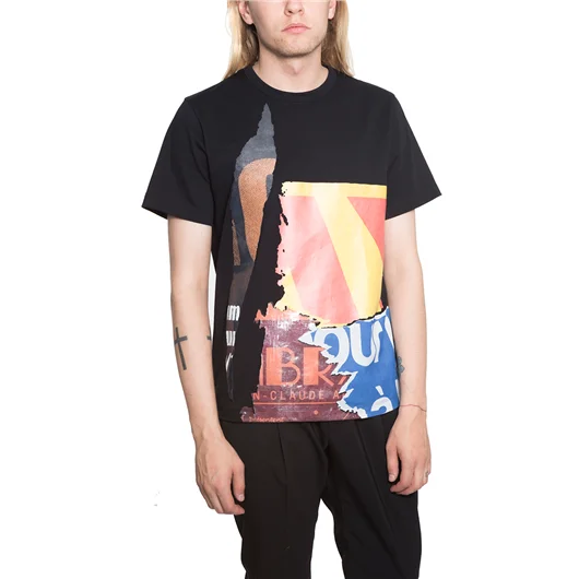 JUUN J T-SHIRT IN COTONE CON STAMPA