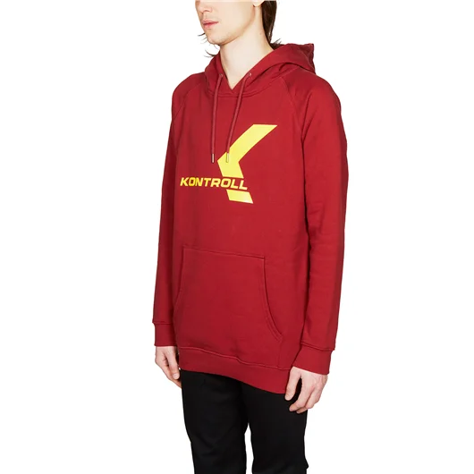 KAPPA KONTROLL FELPA IN COTONE CON LOGO IN GOMMA