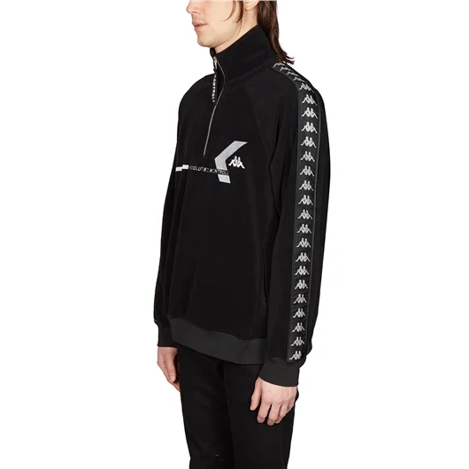 KAPPA KONTROLL FELPA IN PILE CON LOGO