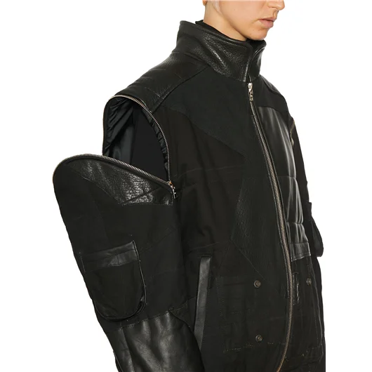 KERVIN MARC BOMBER MILITARE PATCHWORK