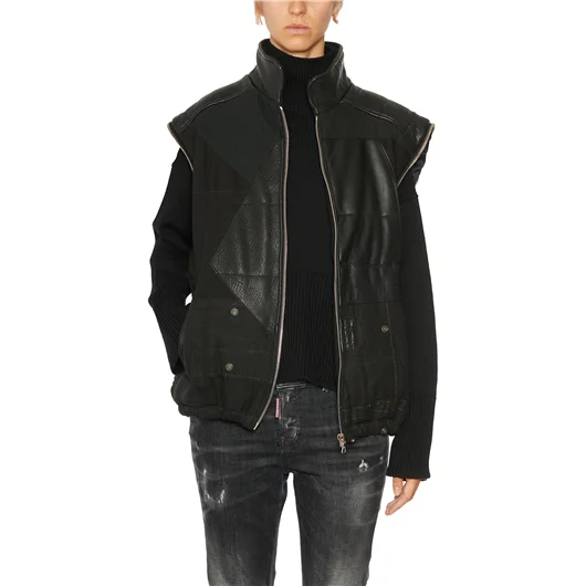 KERVIN MARC BOMBER MILITARE PATCHWORK