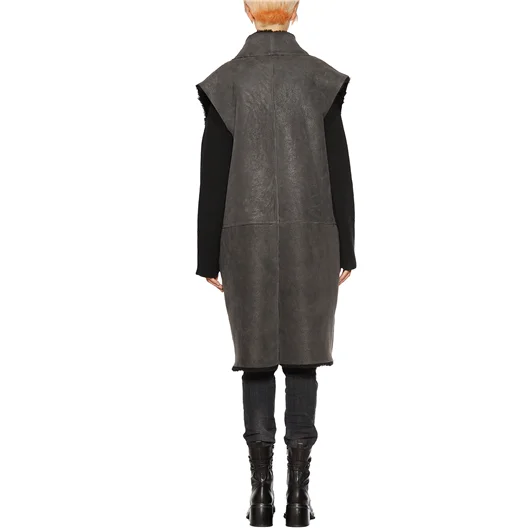 KERVIN MARC GILET IN MONTONE